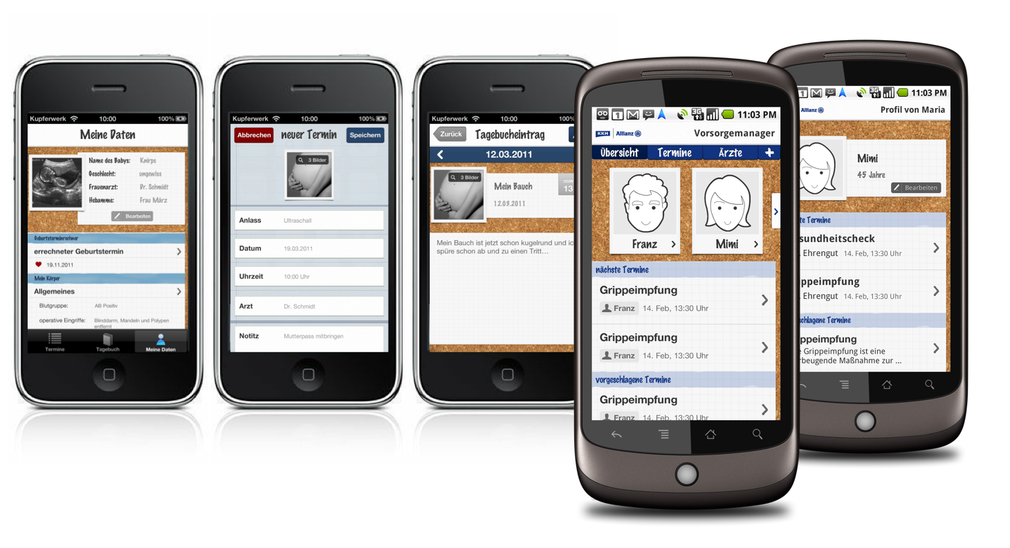 KKH e Allianz, app assicurazione sanitaria