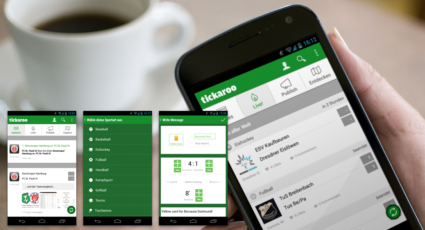 Tickaroo, piattaforma sport live